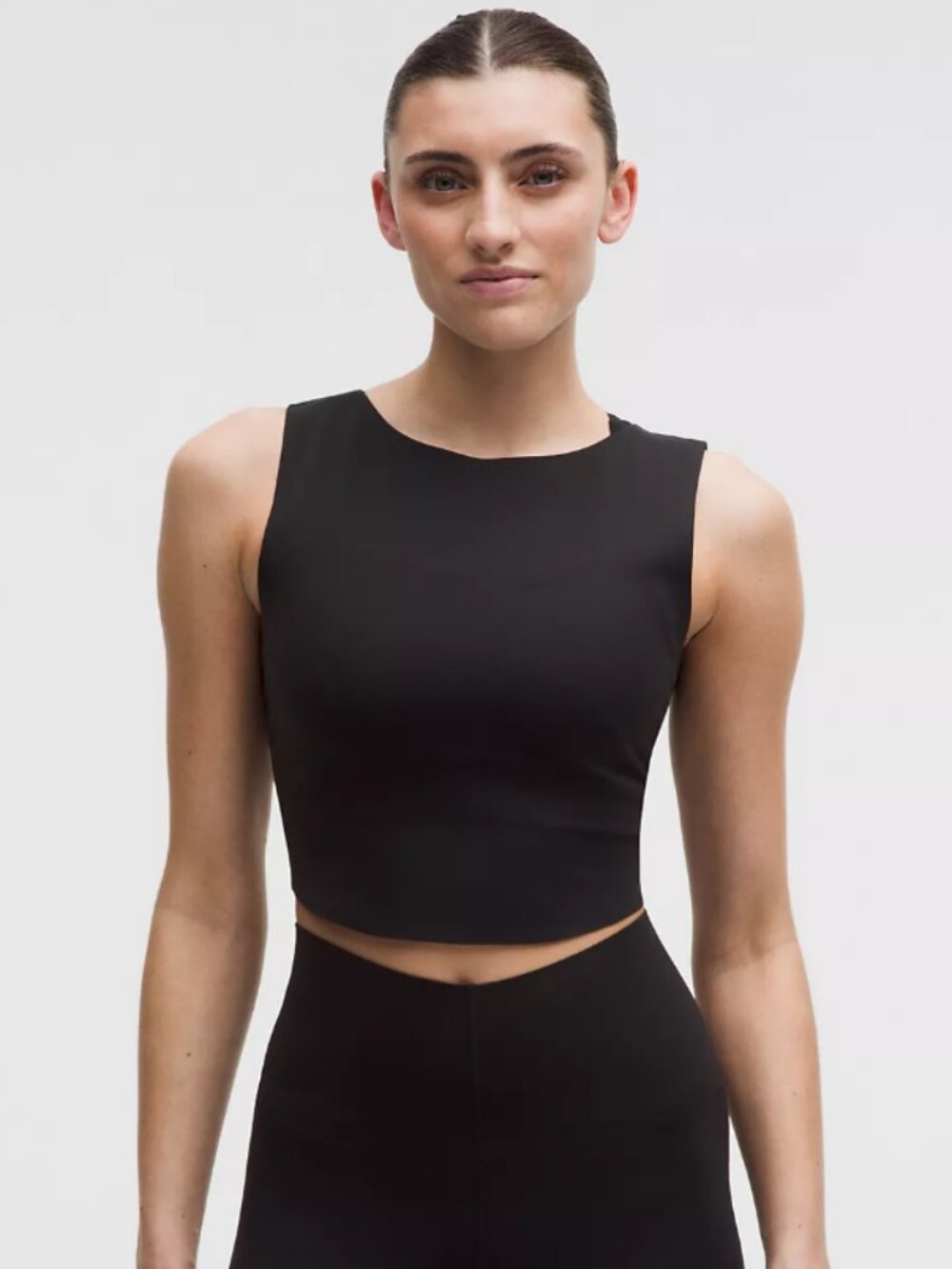Lululemon Glow Up High Neck Tank- Black